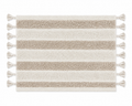 Striped Tassel Bath Mat