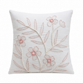 Wistora Floral Embroidered Cushion