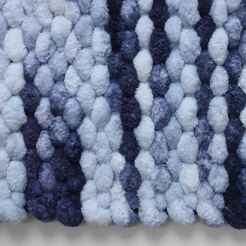 Blue Bobble Bath Mat