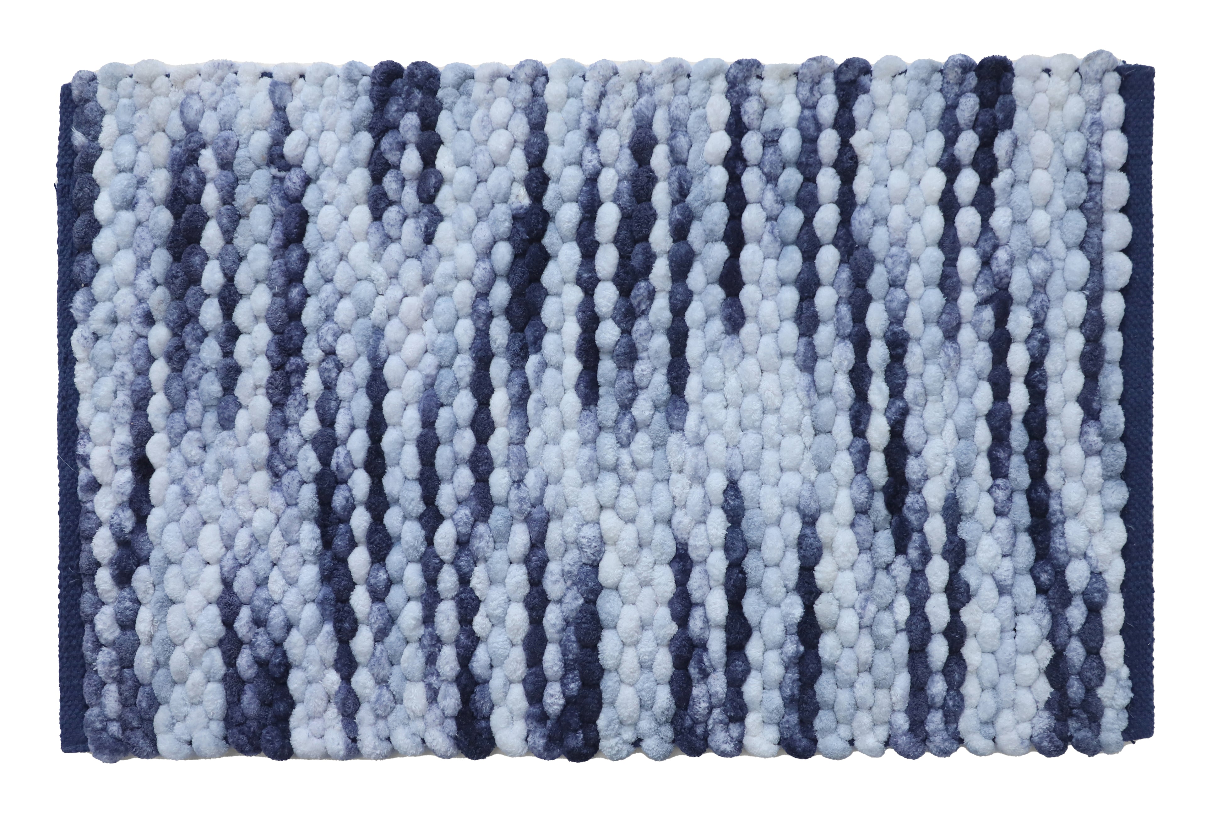 Blue Bobble Bath Mat