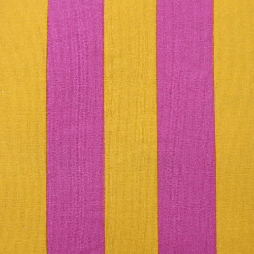 Striped Printed Ruffled Edge Cushion