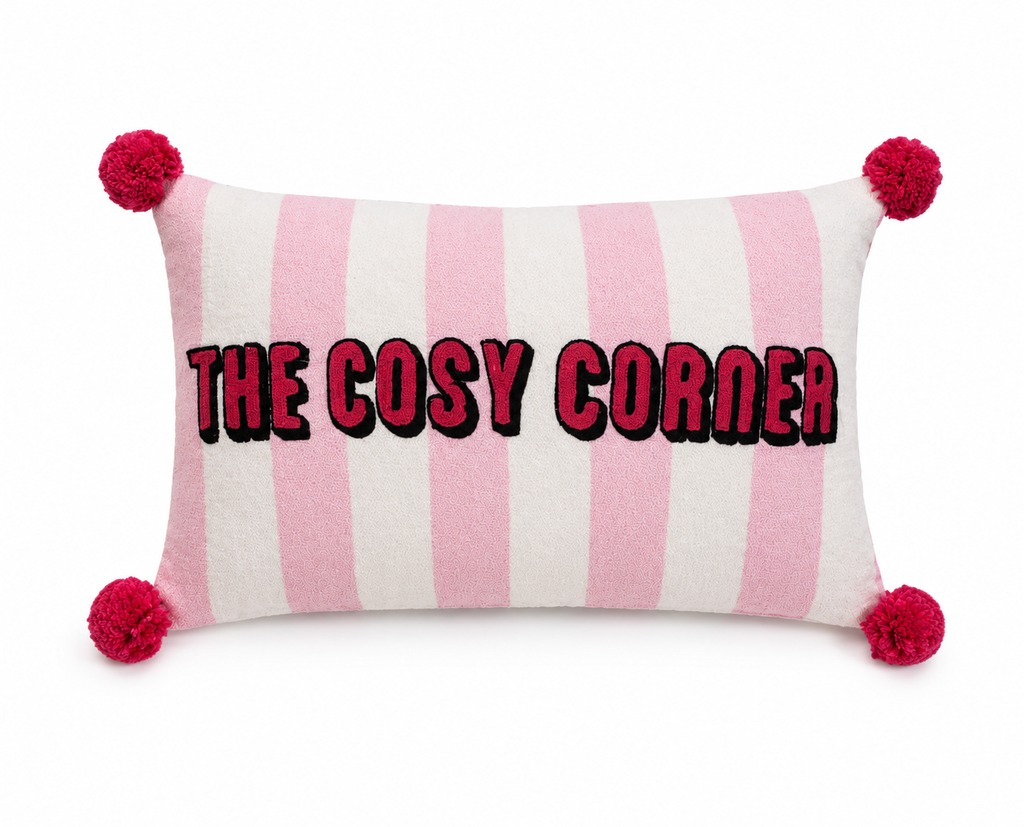 The Cosy Corner Embroidered Cushion
