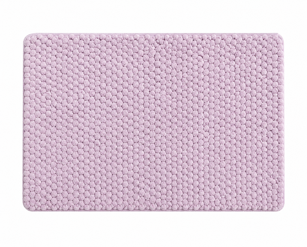 Bobble Mélange Pink Bath Mat
