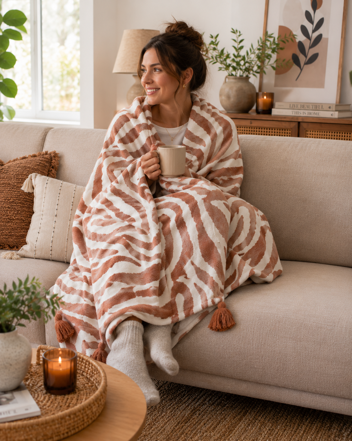 Bali Boho Wavy Throw