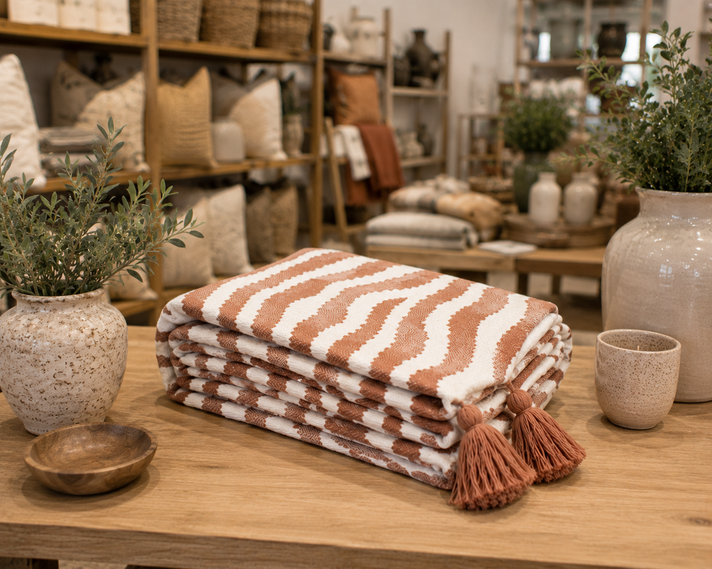 Bali Boho Wavy Throw